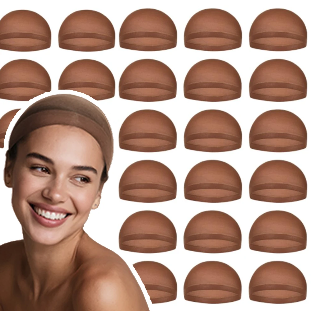 Wig Cap Stocking - Lot de 24 bonnets à perruque