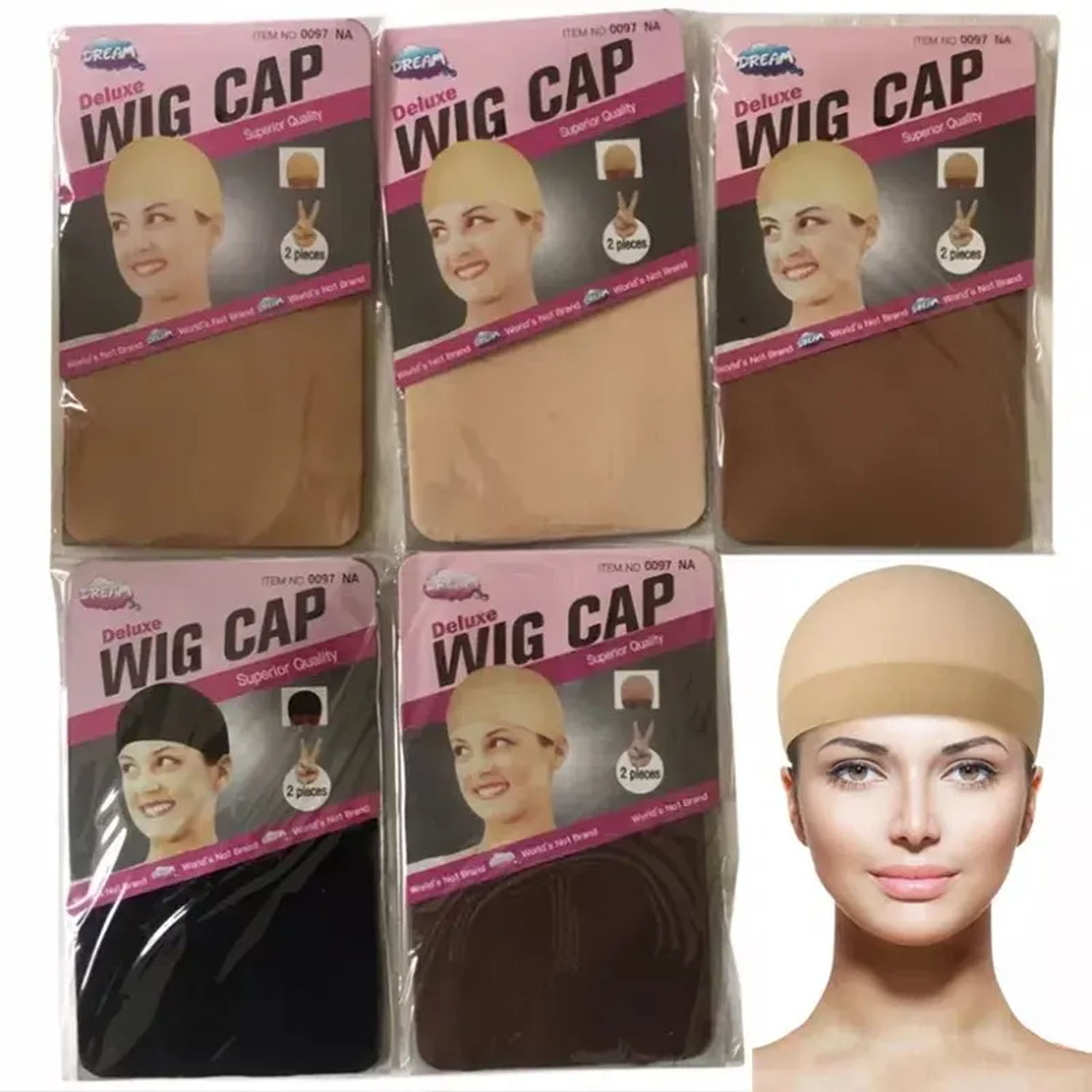 Wig Cap Stocking - 20/30 pièces pas cher cheveux nouveau