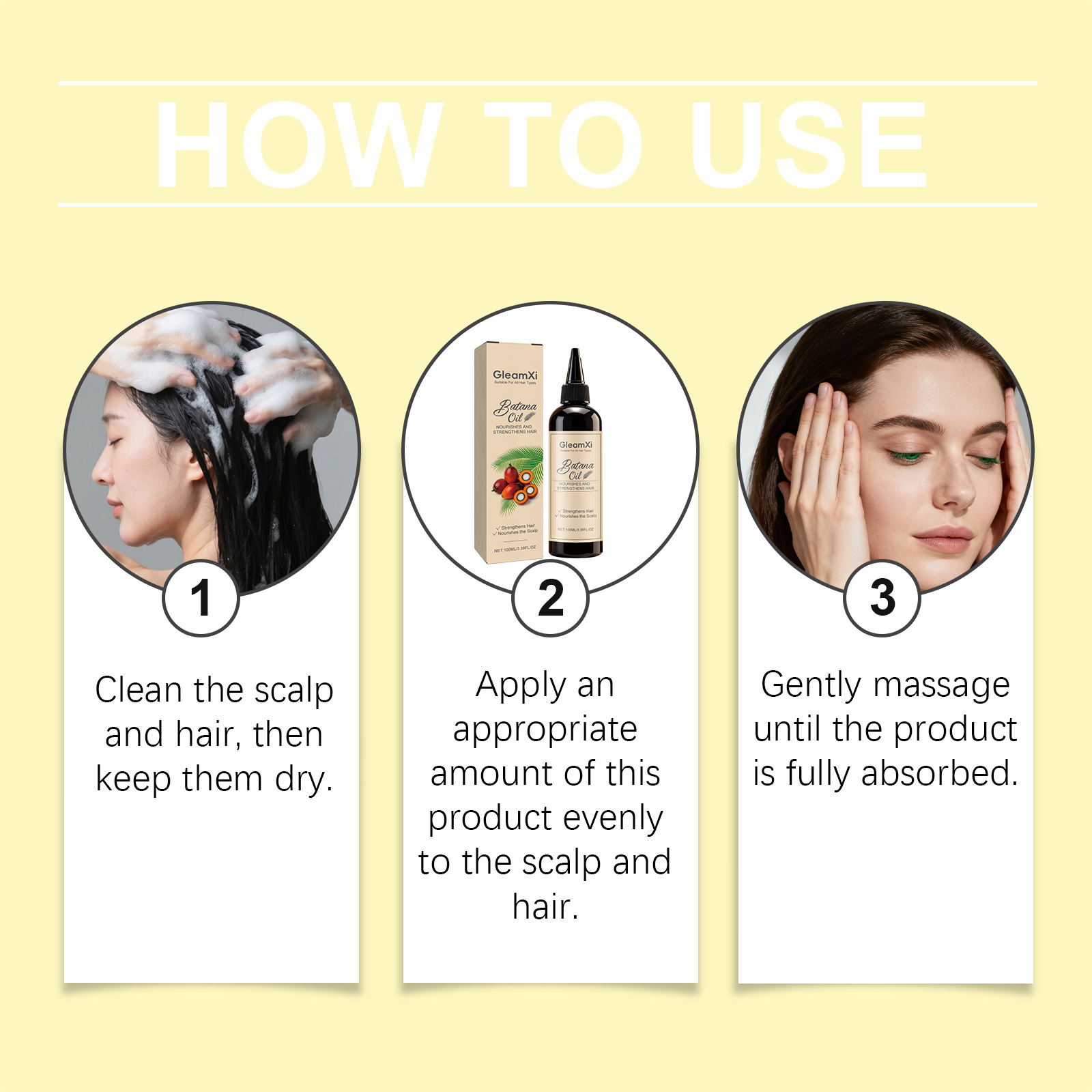 Hair Care For Hair Loss - Huile Essentielle Capillaire Batana : Renforce