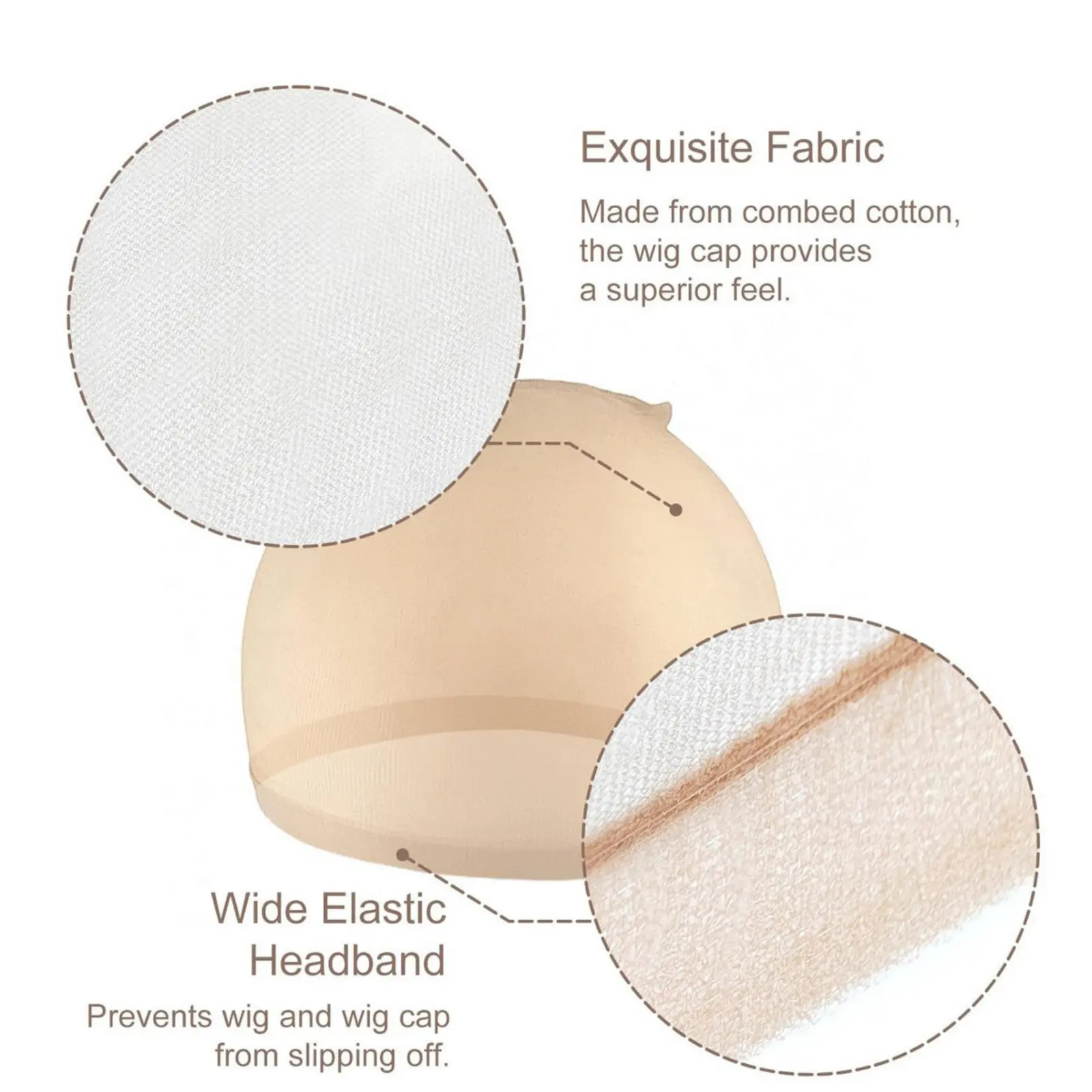 10 bonnets de perruque HD invi - Wig Cap Stocking avis et prix