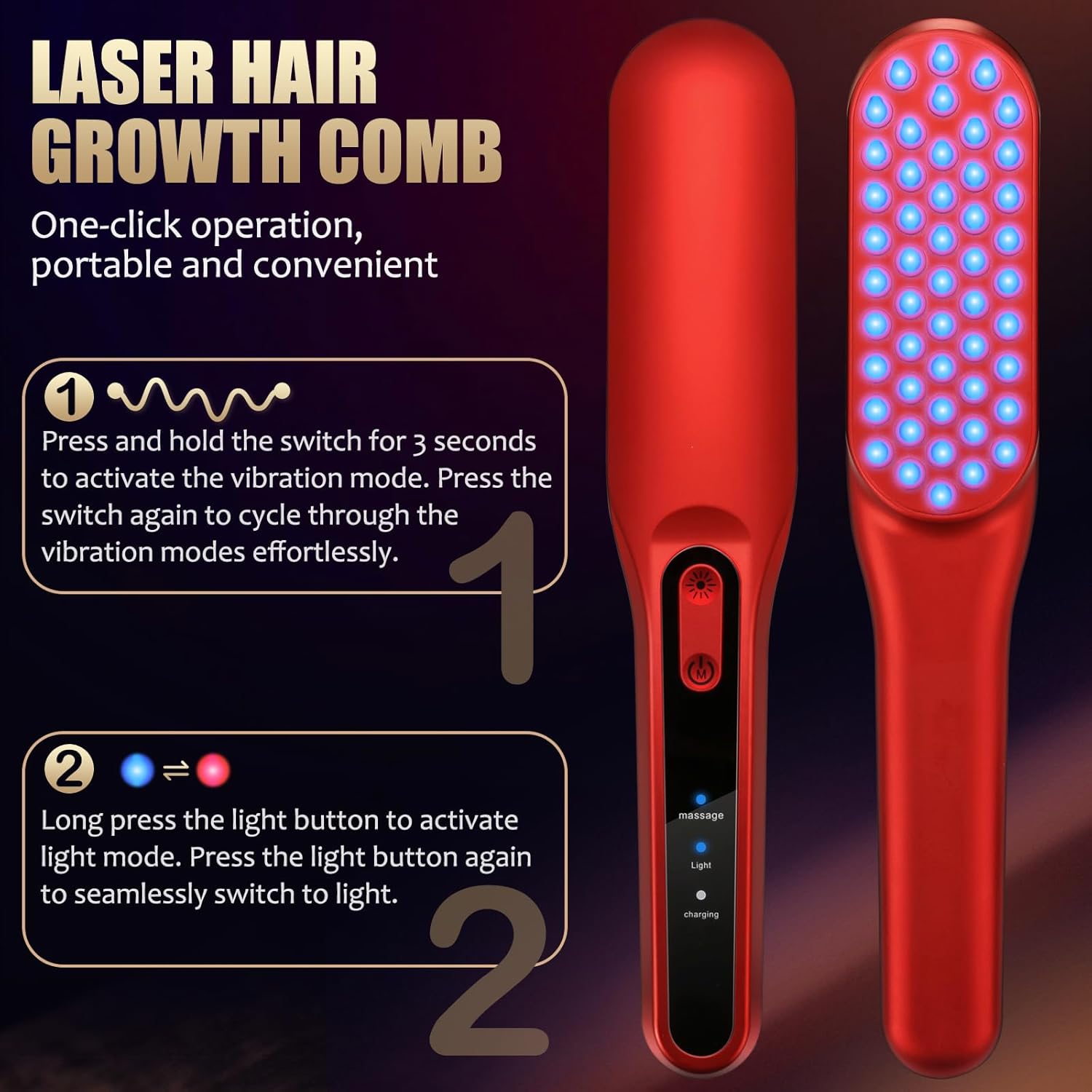Peigne laser pour la croissanc - Hair Care Basic avis et prix
